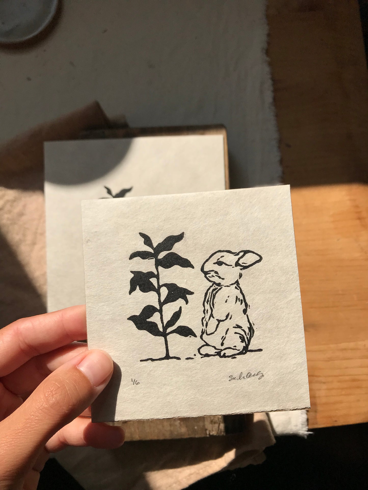 Garden Bunny Print