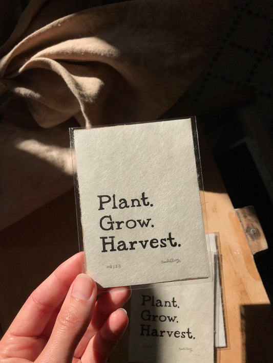 Plant. Grow. Harvest.